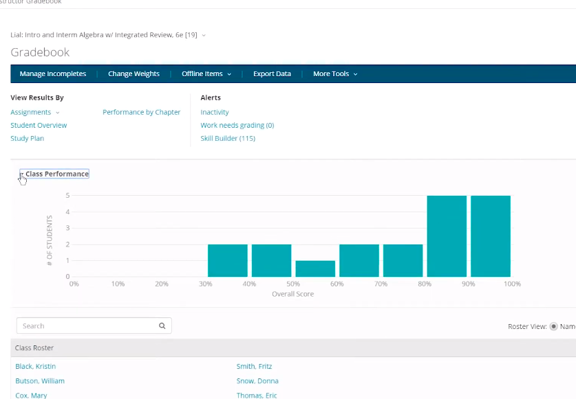 Gradebook Overview